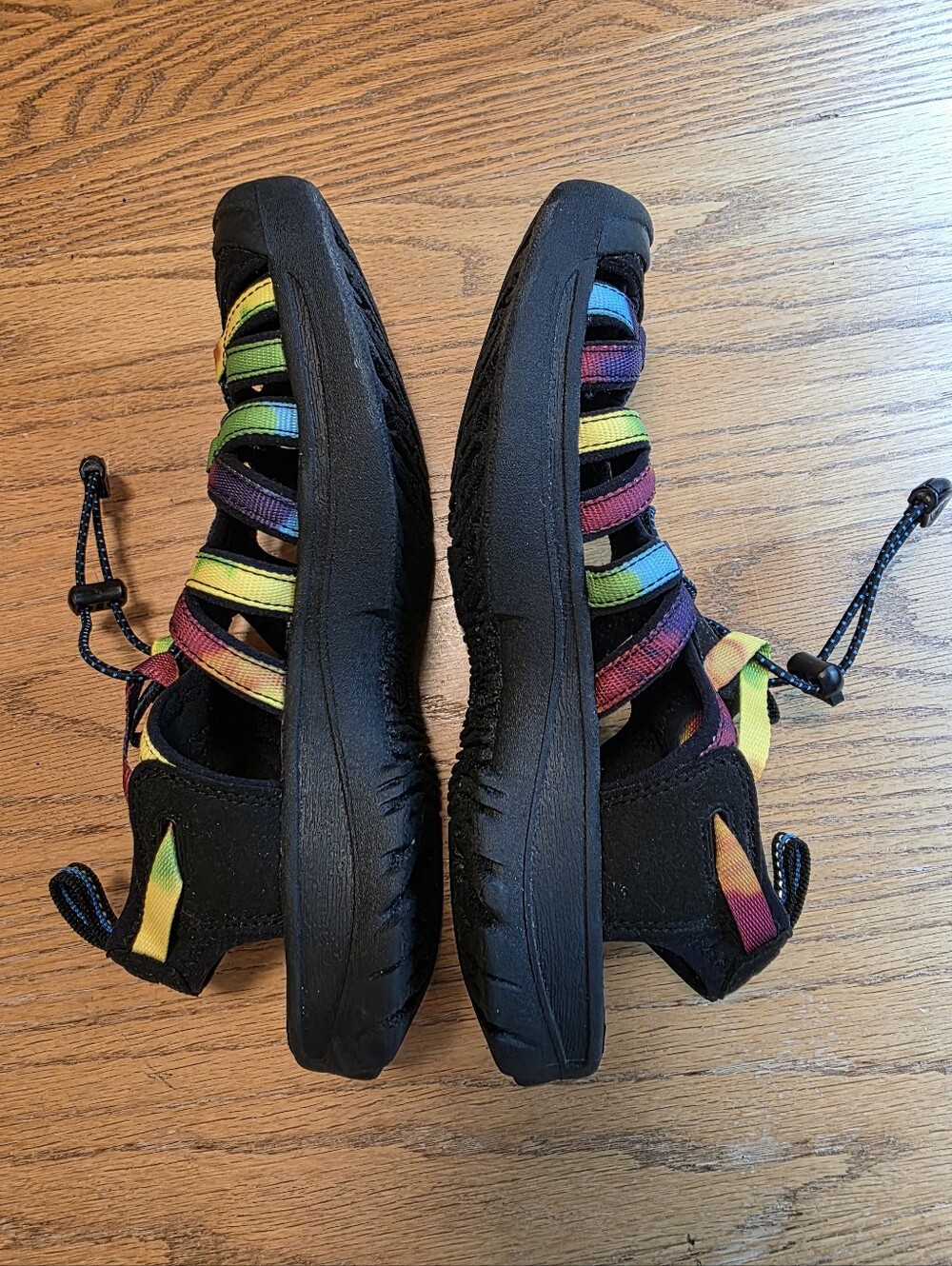KEEN Whisper Women's 9.5 Sandals Original Tie Dye Rainbow Waterproof 1025038 - Picture 9 of 17